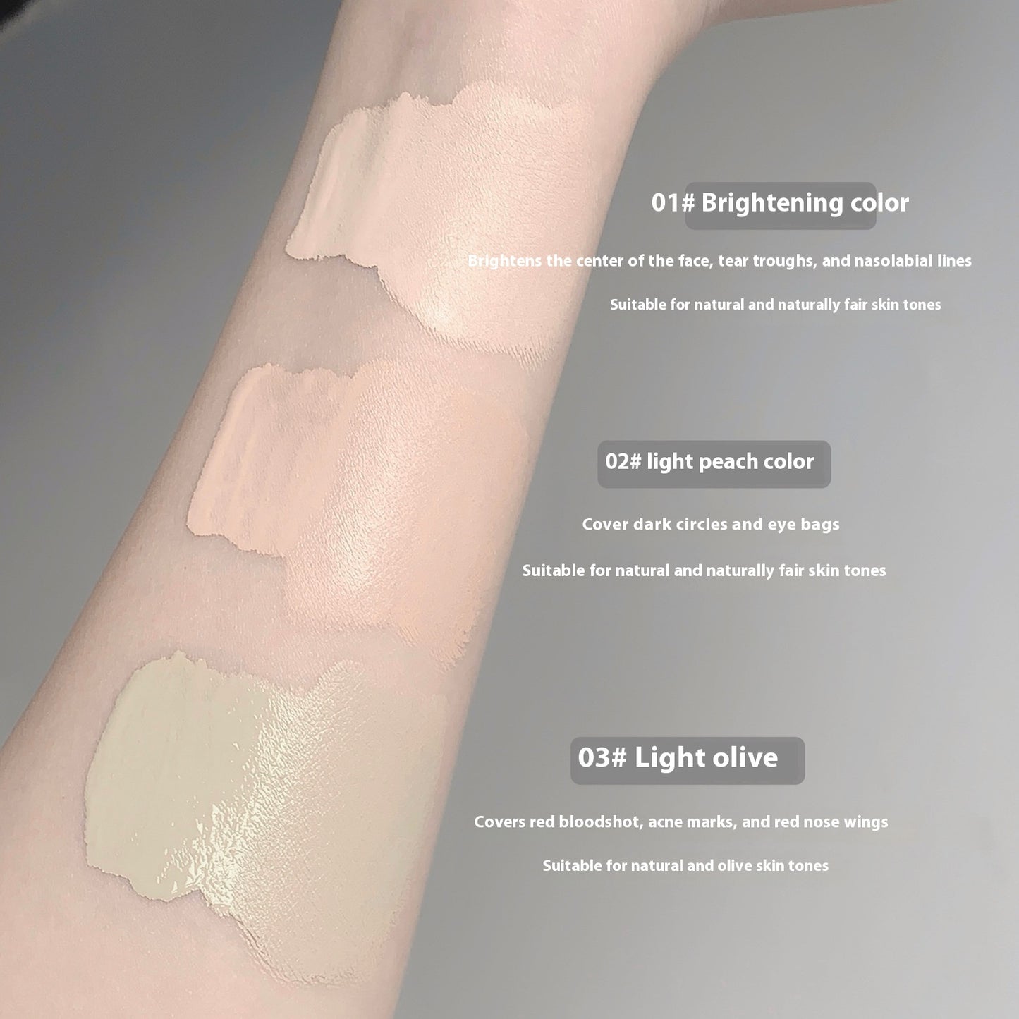 Seamless Liquid Concealer Nourishing Moisturizing Brightening And Covering Dark Circles And Tears