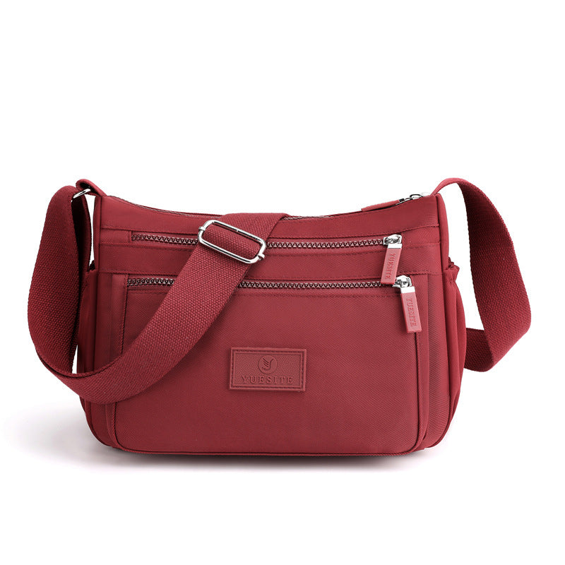 Casual And Lightweight Multi-compartment Waterproof All-match Messenger Bag