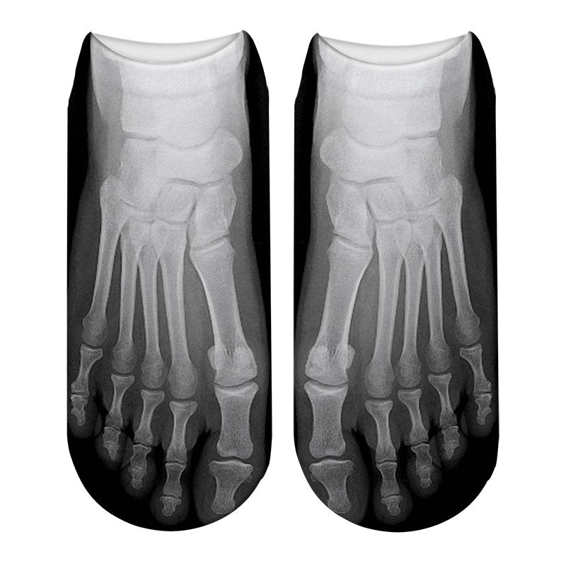 New Sneakers Print New 3D Women's Socks