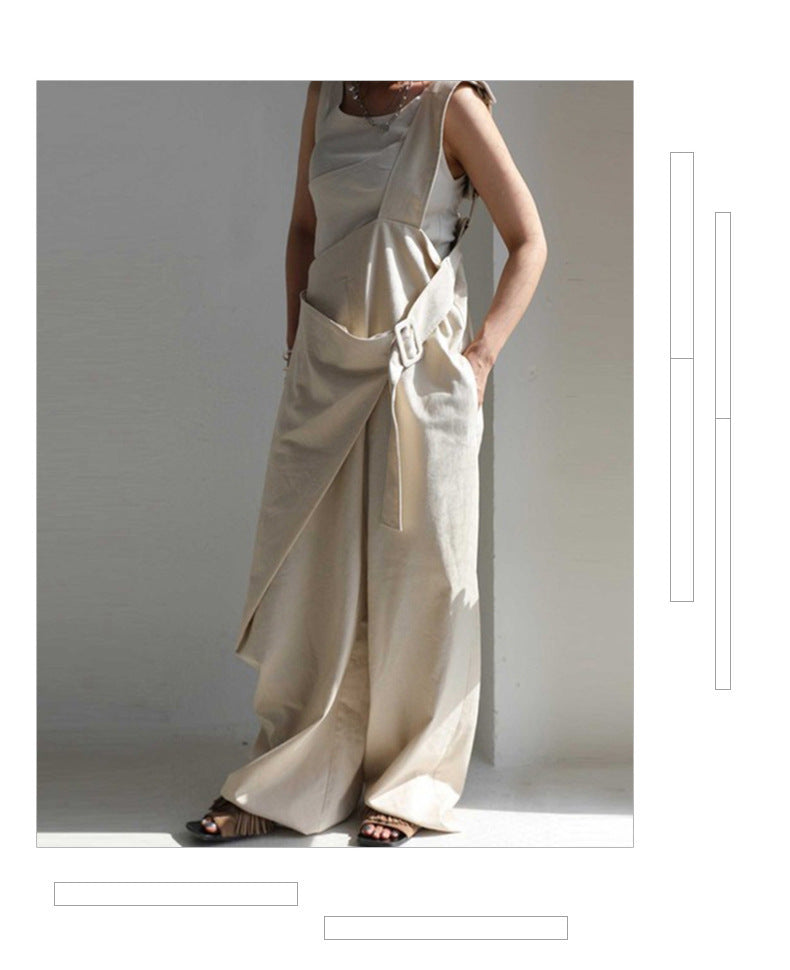 Women's Autumn One-shoulder Fashion Loose Comfortable Jumpsuit