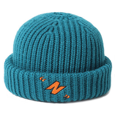 Autumn And Winter Black Melon Fur Wool Hat Men