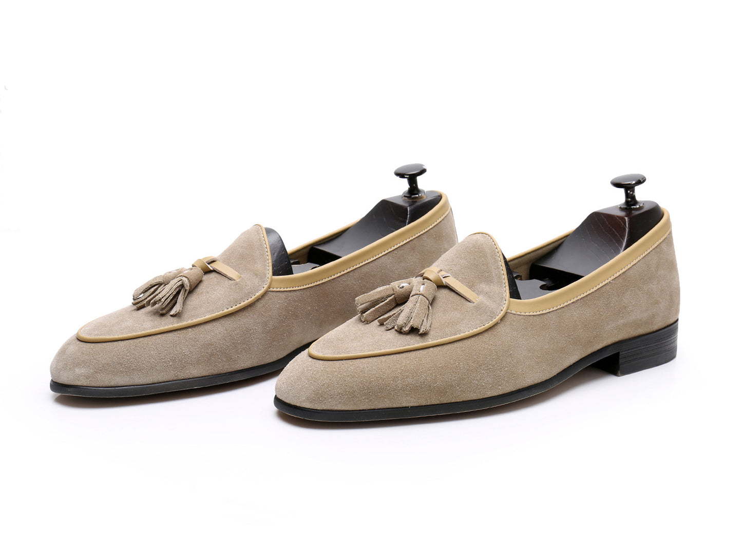 British-style Genuine Leather Business-casual Shoes For Men, Instagram-worthy Suede