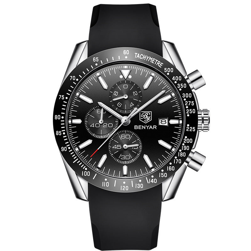 Binya explosion watch male quartz watch multi-function