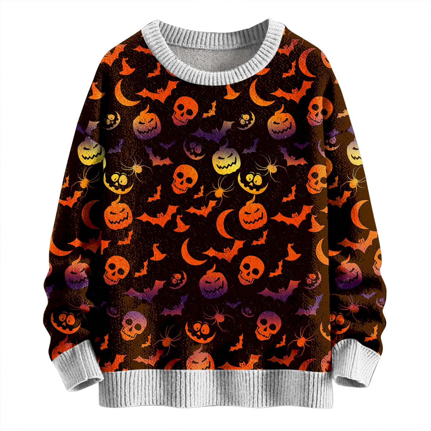 Printed Men's And Women's Round Neck Sweater