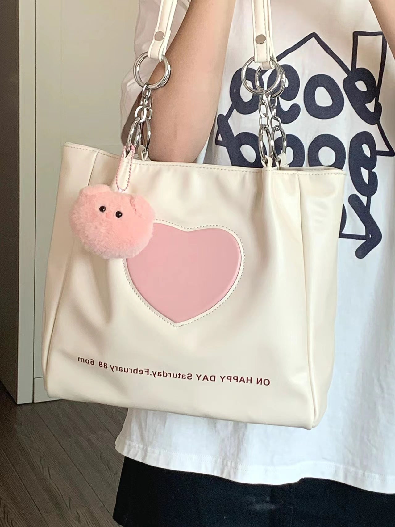 Women's Cute Simple Large Capacity Shoulder Bag