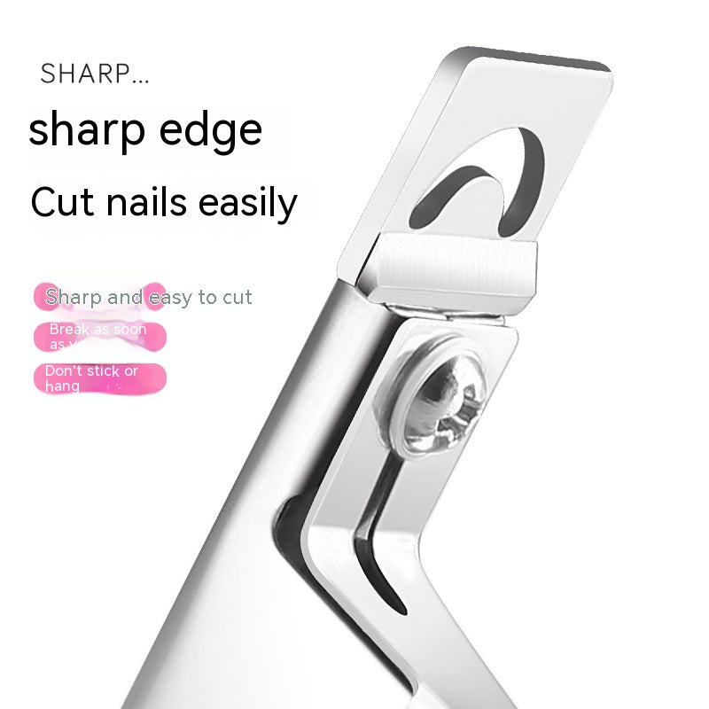 Flat Mouth U-shaped Scissors Nail Tip Pliers Extension Nail Trimming Tool