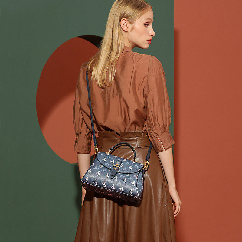 Printed shoulder bag