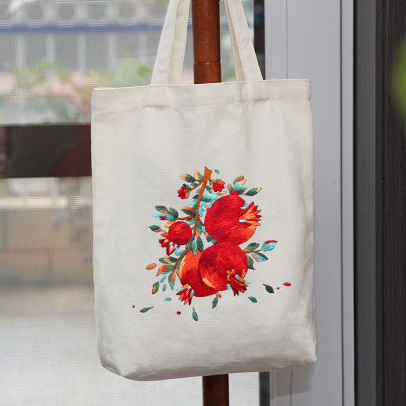 Embroidery Handmade Diy Material Canvas Shoulder Bag