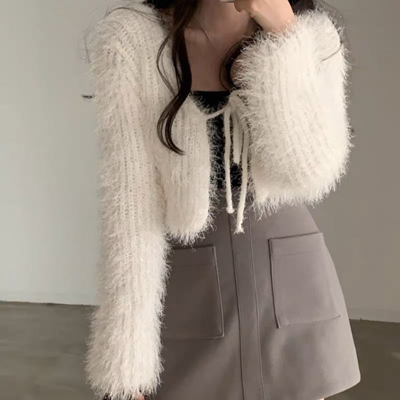 Women's Short Sweater Cardigan Top