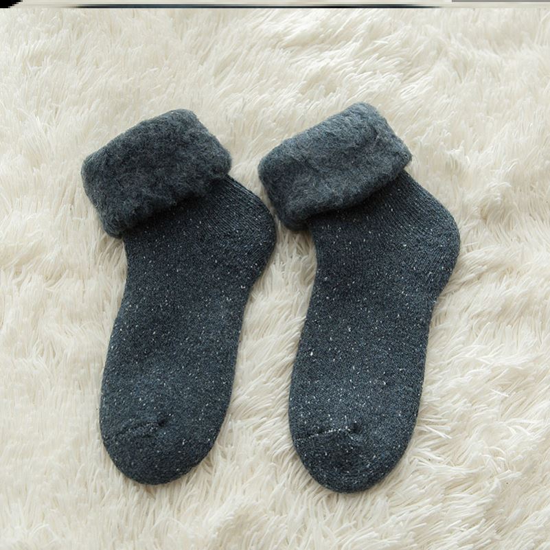 Cashmere sne-sokker til mænd i retro-stil til ældre og midaldrende
