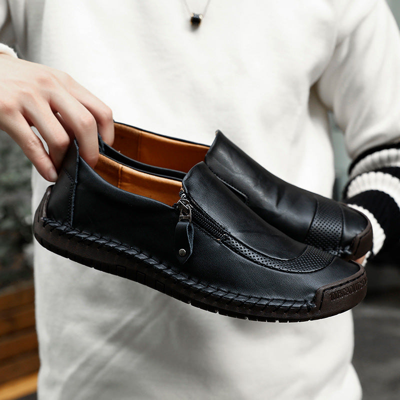 Men's casual leather shoes