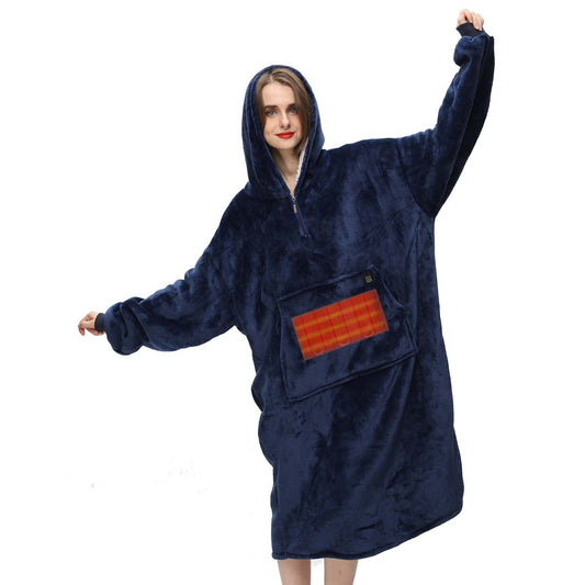Thickened Plus Size USB Electric Heating Lazy Sweater