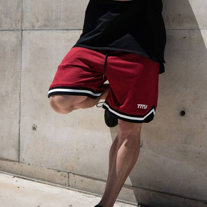 Loose Quick-drying Drawstring Over-the-knee Basketball Training Pants