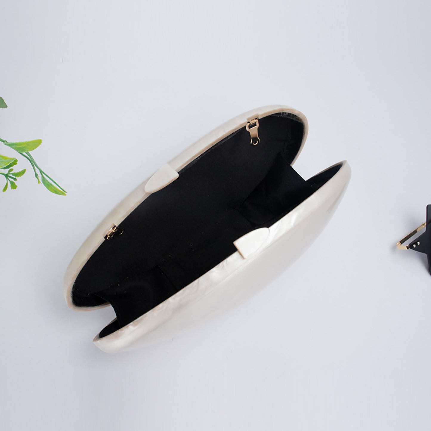 Shell Bag Dinner Wedding Clutch  Acrylic