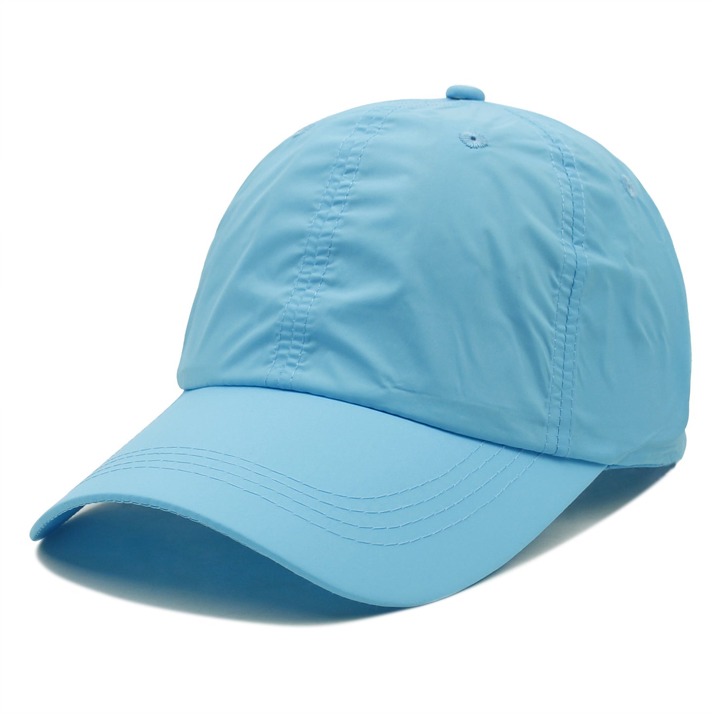 Baseball Cap Women's Outdoor Sports Cap With Hair Extensions Adjustable Quick-drying