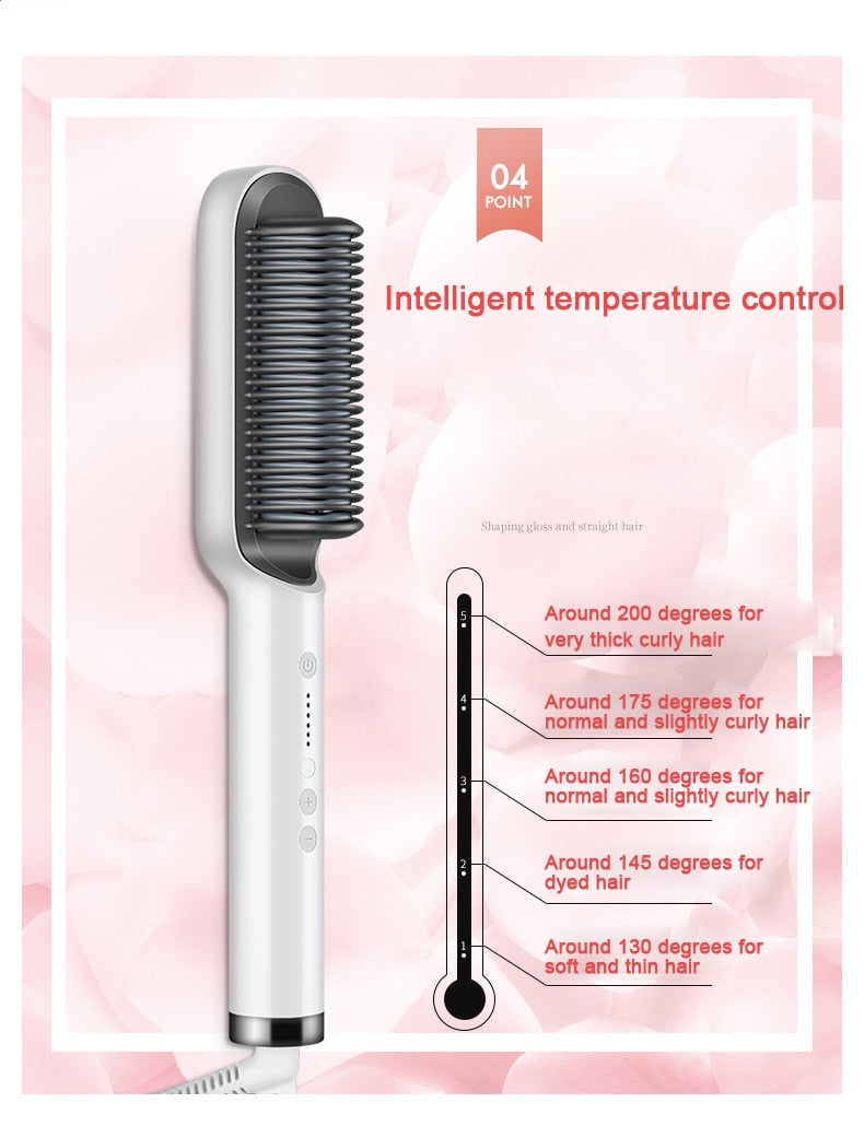 Electric curling stick for straight and curly hair