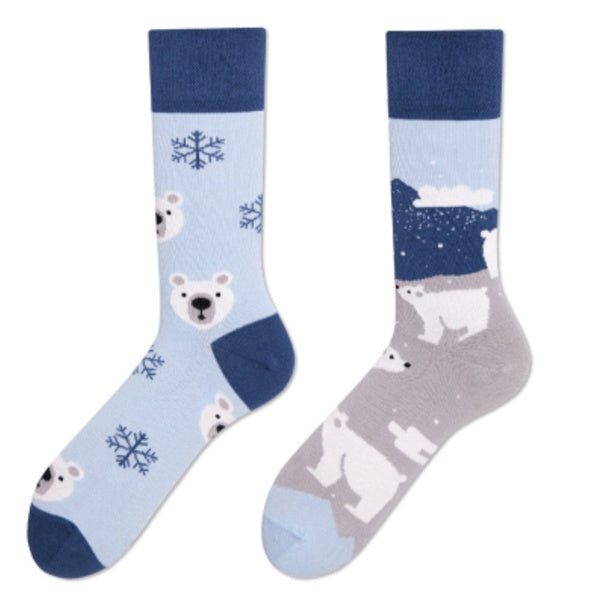 Asymmetric AB socks