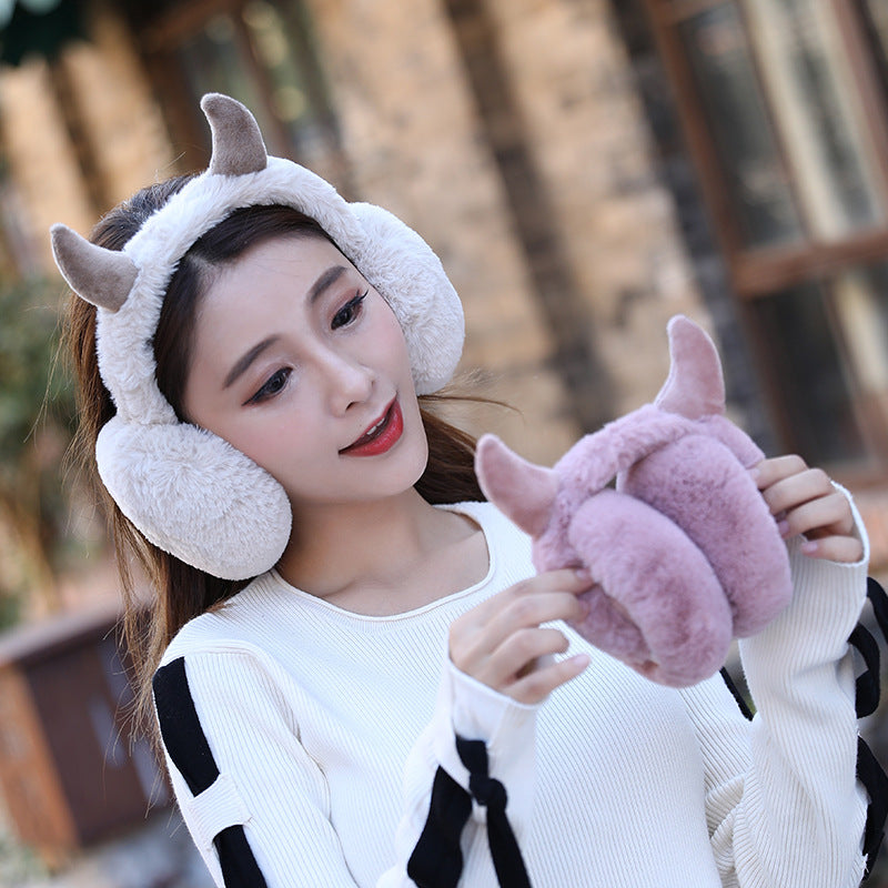 New Foldable Horn Earmuffs Retractable For Men And Women