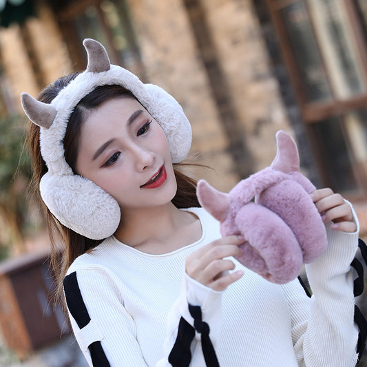 New Foldable Horn Earmuffs Retractable For Men And Women