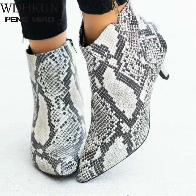 Nude Boots, Short Boots, Casual And Comfortable Large Size Zipper Shoes, Women's Boots
