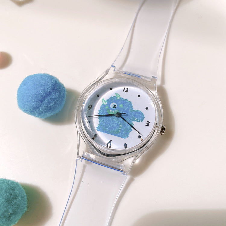 Simple Japanese analog watch for children