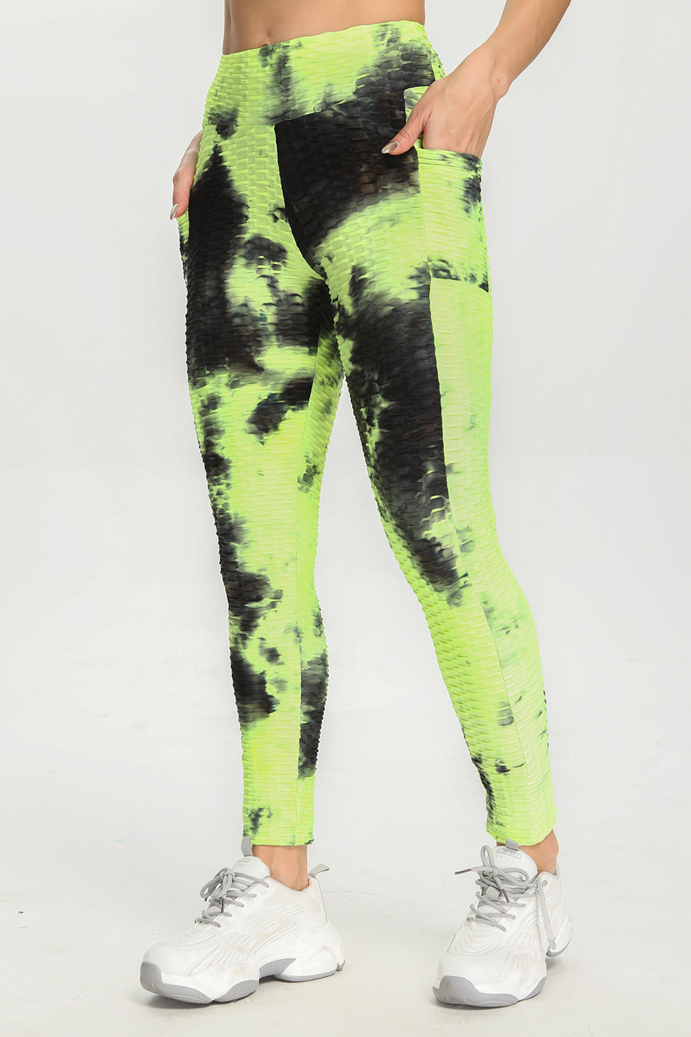 Cross-border European And American Foreign Trade New Style Yoga Pants Jacquard Pants