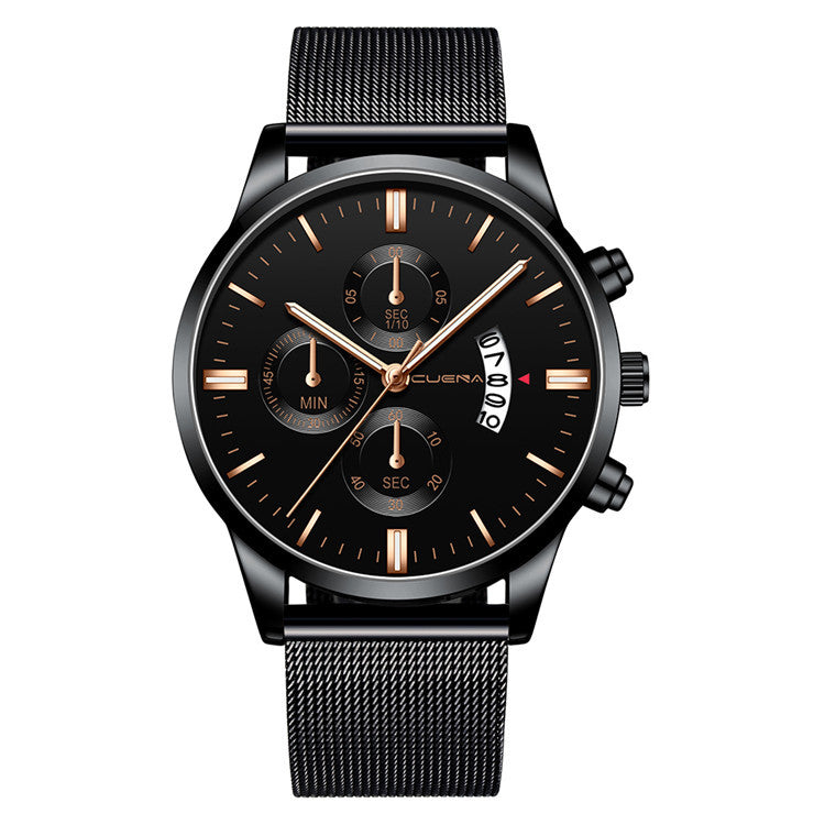 Calendar sports men's watch