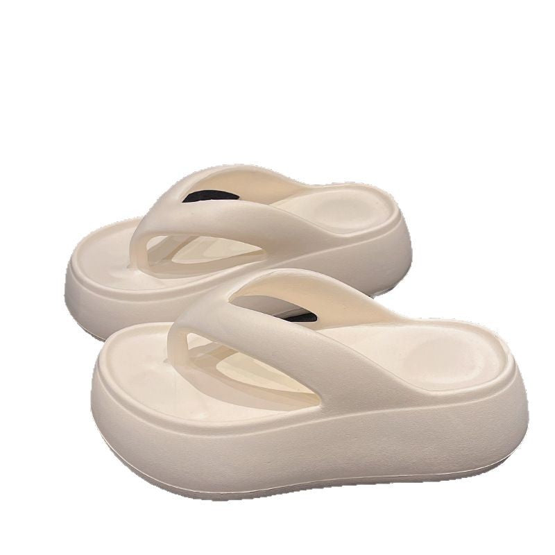Women's Thick-soled Flip-flops Summer Height Increasing Slippers