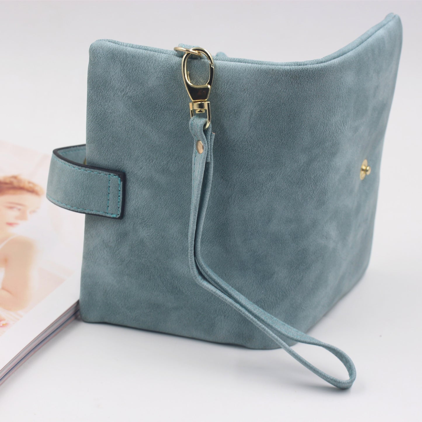 Factory Direct Frosted Purse Female Short Section Korean Student Cute  More Card Lady Wallet Female