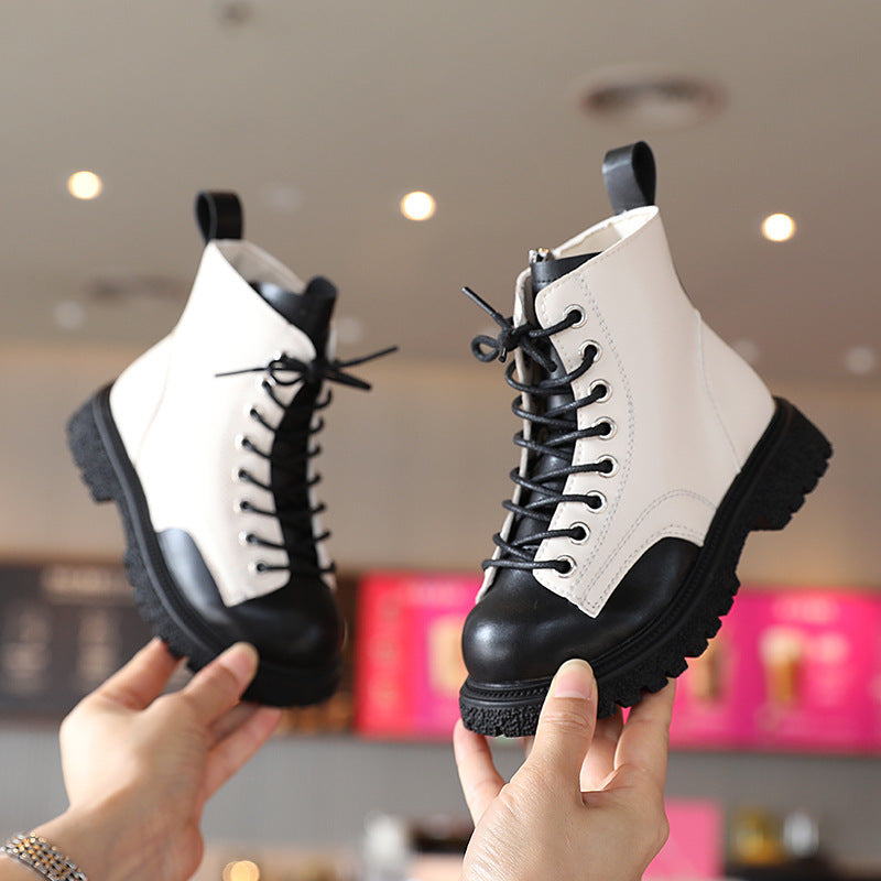 Fashion Casual British Style Children Boots