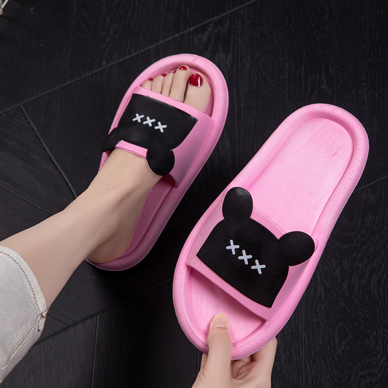 Cartoon bathroom bath slippers