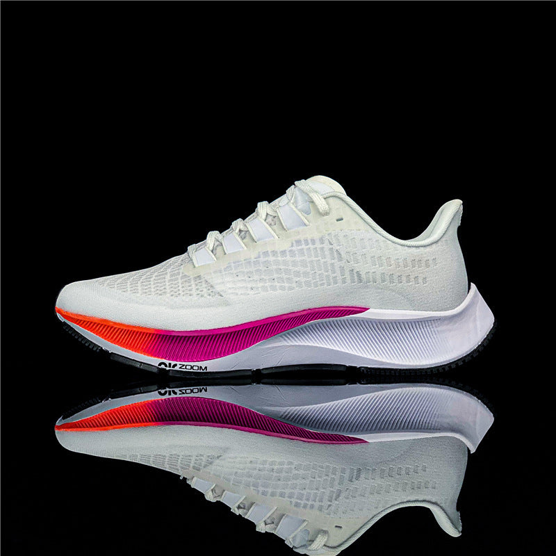 Marathon Net Surface Pure And Poisonous Running Shoes
