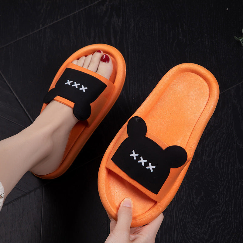 Cartoon bathroom bath slippers