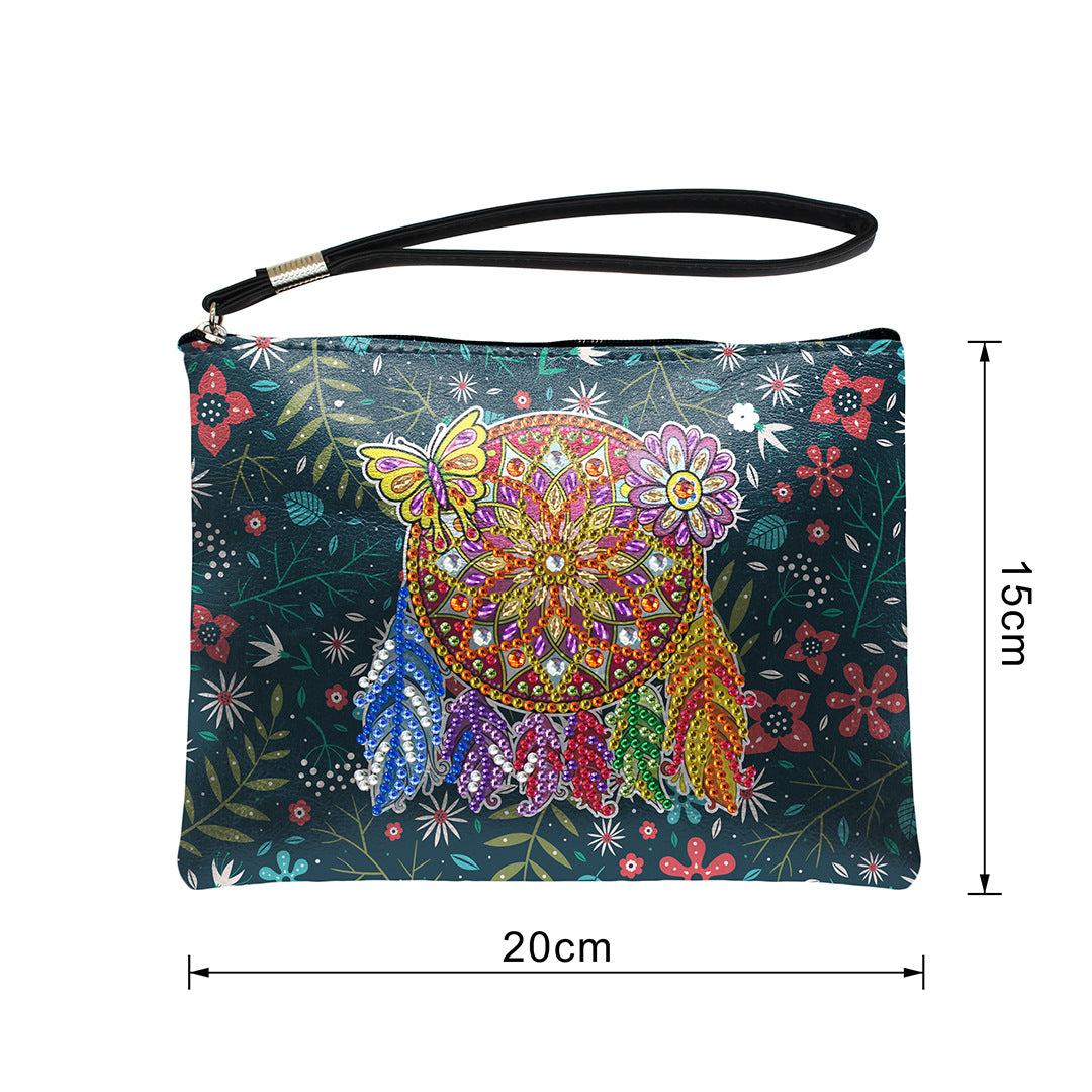 Diamond Drawing Cross DIY Wallet With Diamonds