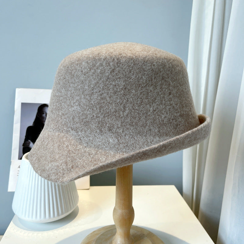 Australian Wool Bucket Hat Women's Small Warped Edge