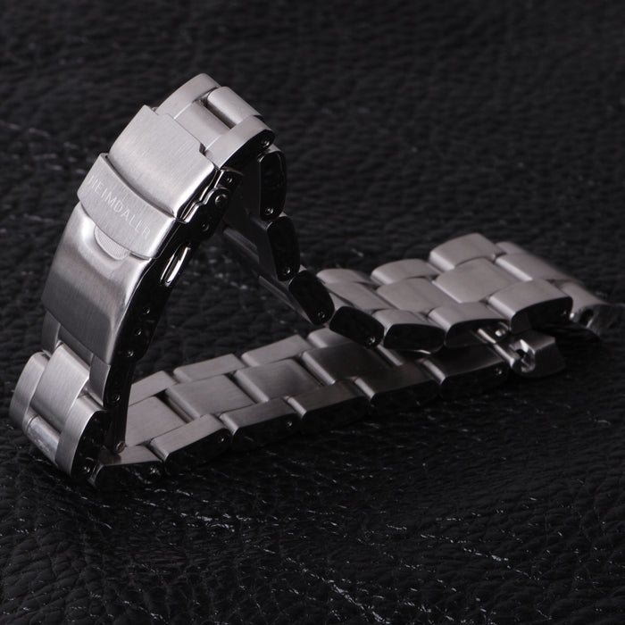 Hymeide black and green water ghost steel strap