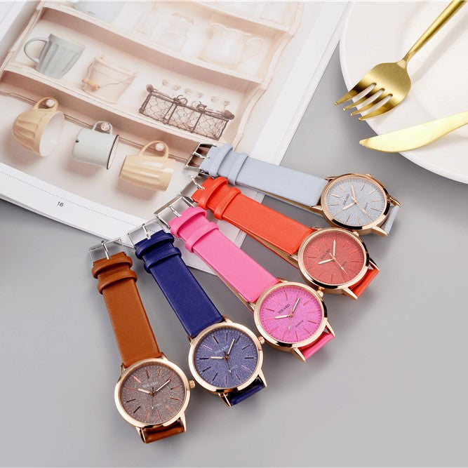 PU belt watch