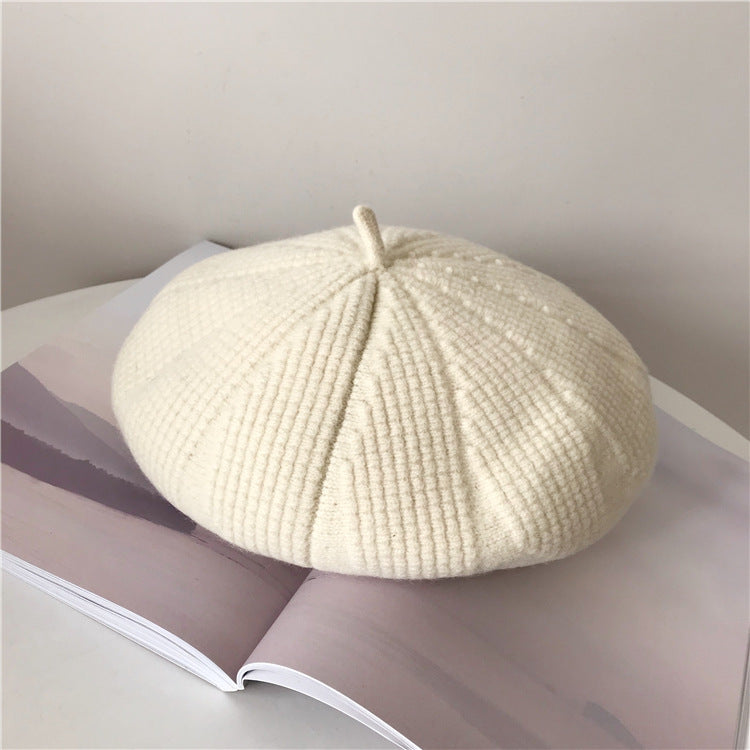 Women's Korean Style Autumn And Winter Woolen Beret