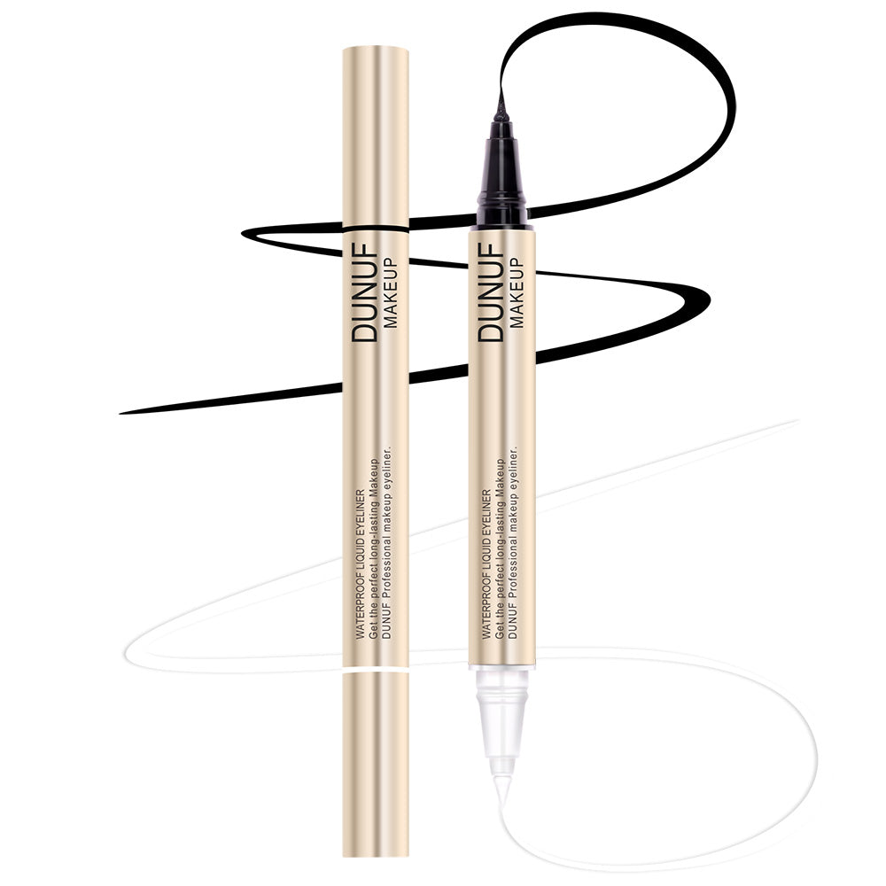 Simple And Smudge-free Long-lasting Double-ended Eyeliner