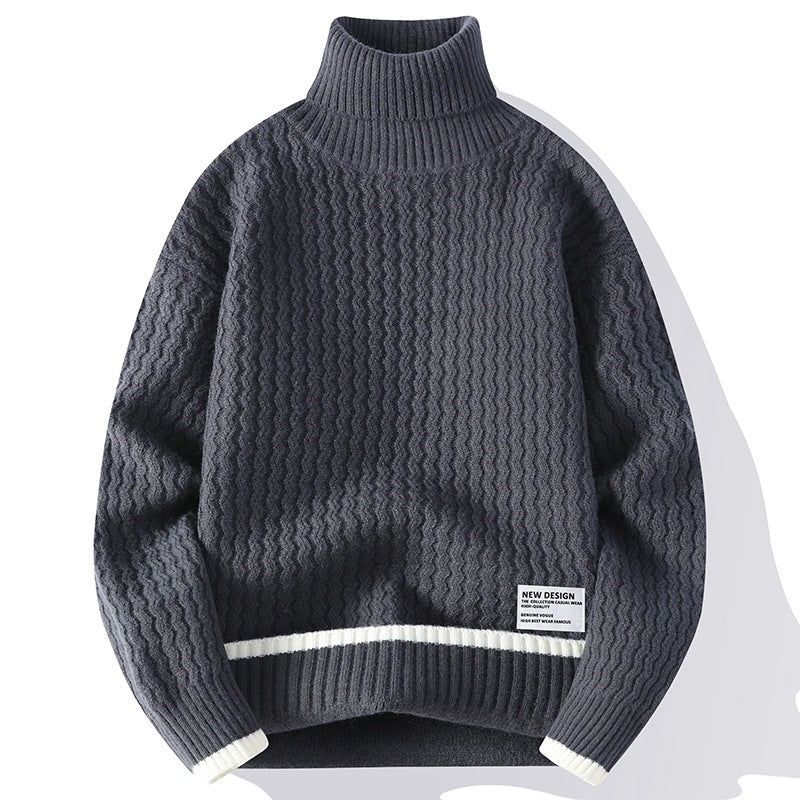 Fashionpersonlighed Ny Turtleneck-trøje til mænd