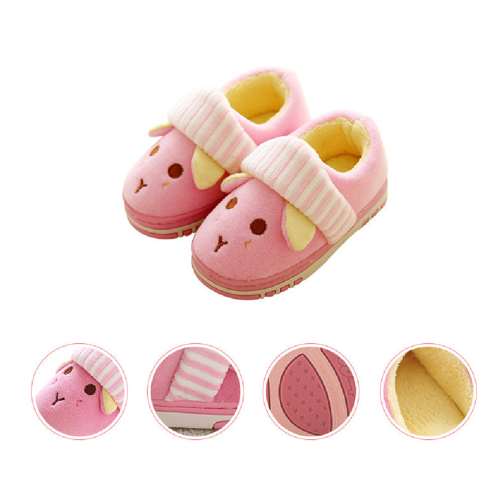 Cotton Slippers All Inclusive Children Household Cartoon Thermal