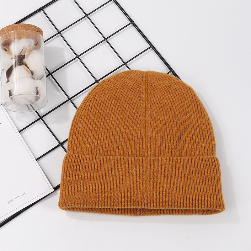 Korean Version Of Japanese Ins Style Cashmere Knitted Hat