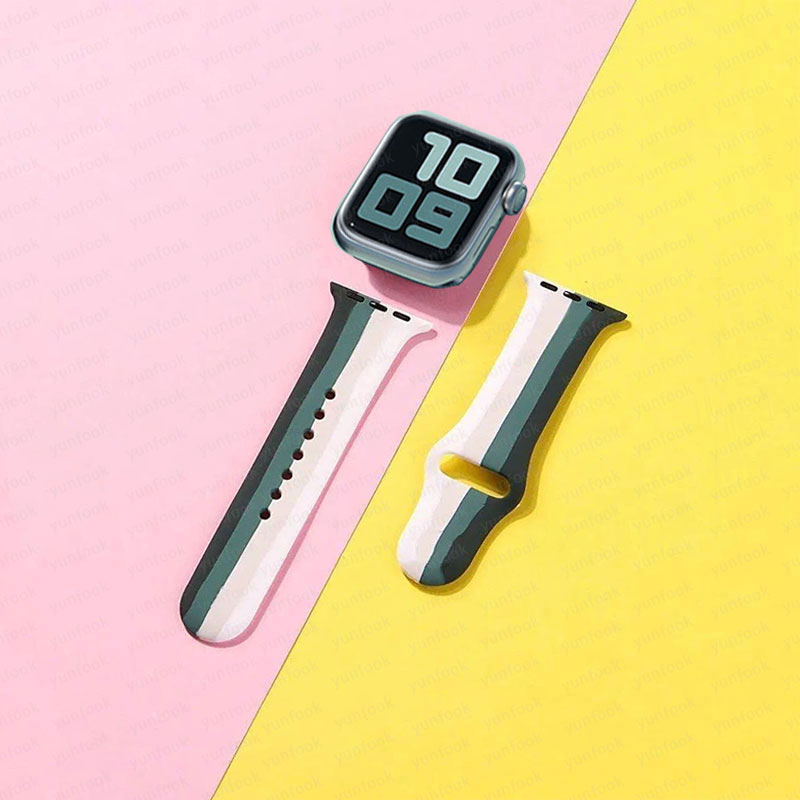 Simple And Creative Colorful Silicone Replacement Strap