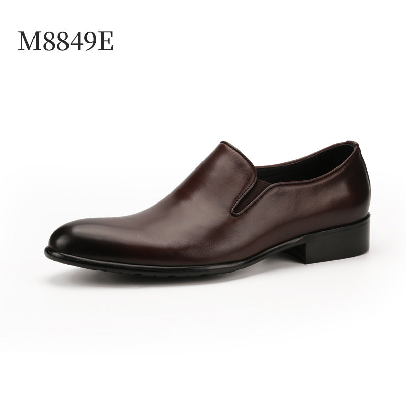 Leather Shoes For Men's Shoes With Hand Painted Leather