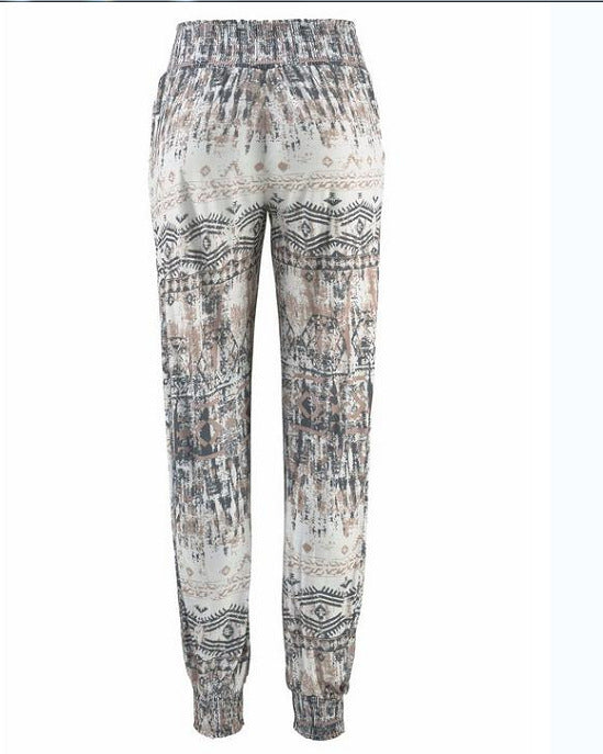 Women's printed casual pants