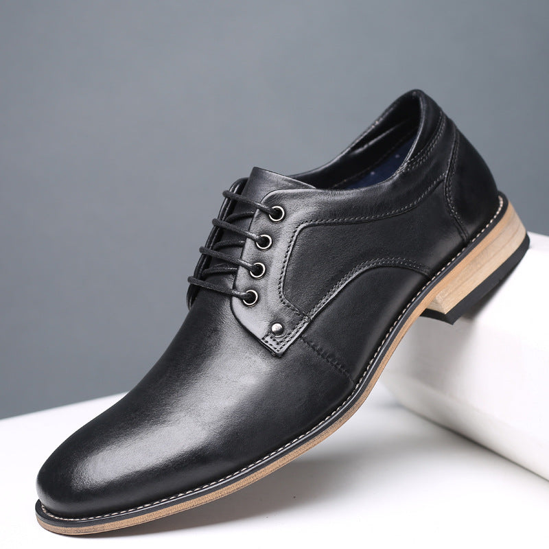 Men's first layer cowhide leather shoes