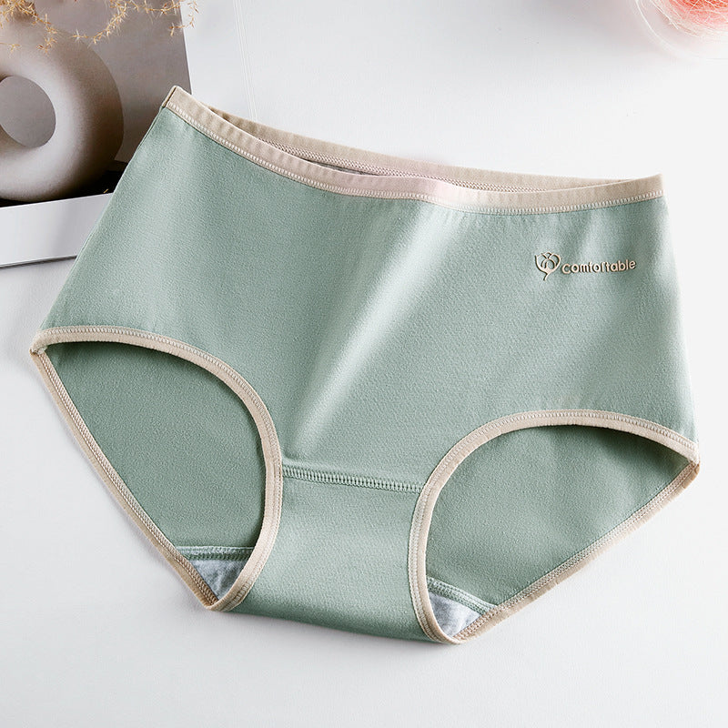 Cotton Antibacterial Mid-waist Briefs