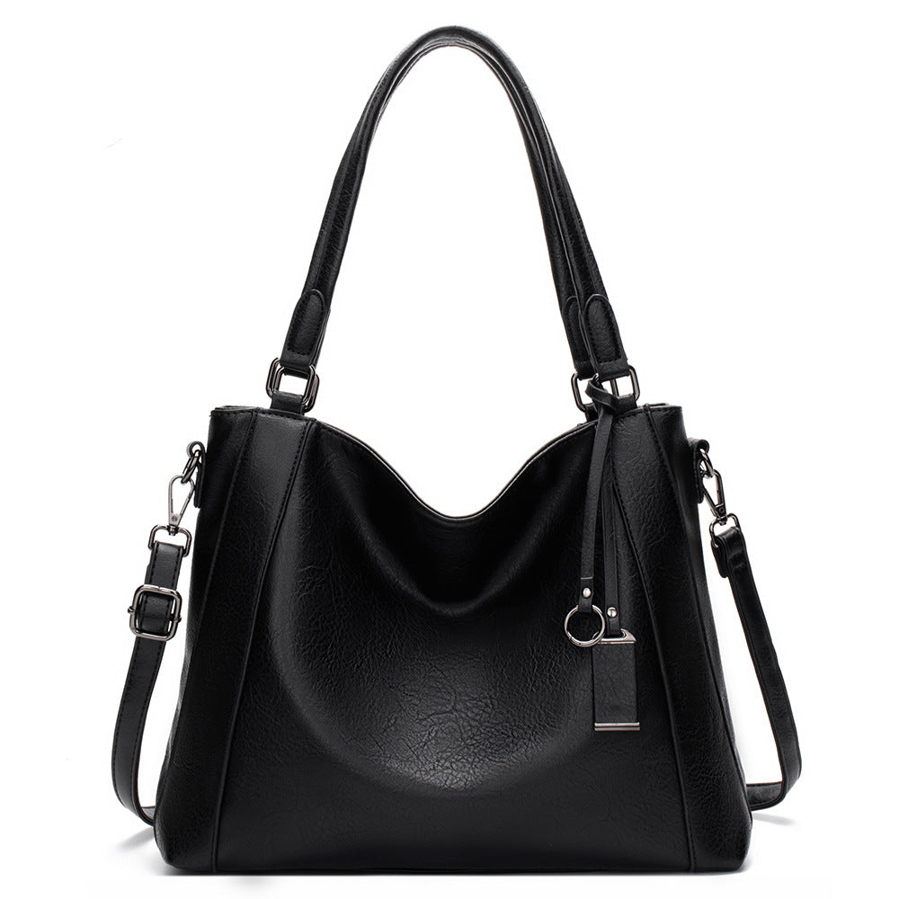 Casual Simple Women's Portable Hand-carrying Shoulder Pu Messenger Bag