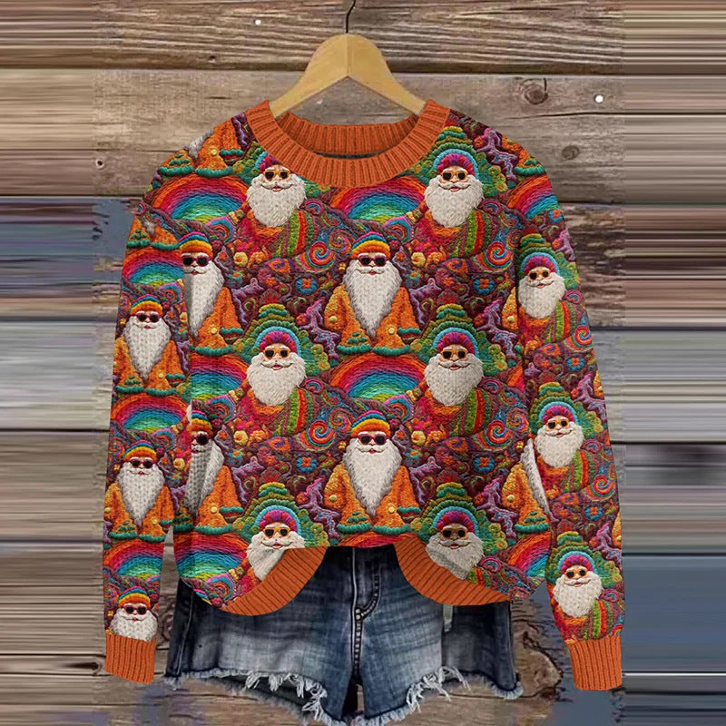Juleinspireret Elg Ny Digital 3D Rundhalset Sweater