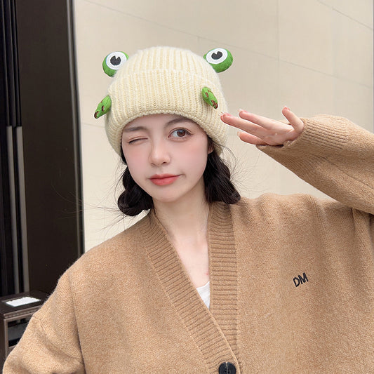 Loose Ear Protection Fashionable Pullover Wool